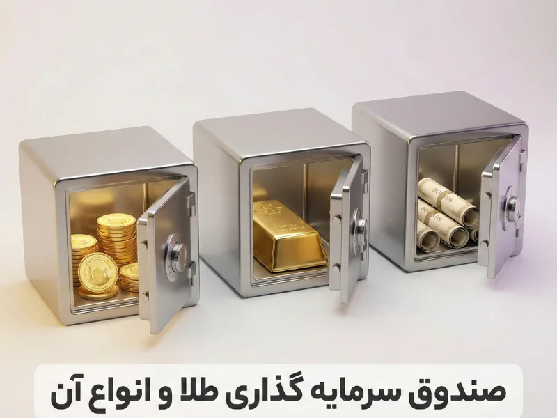 صندوق سرمایه گذاری طلا و انواع آن